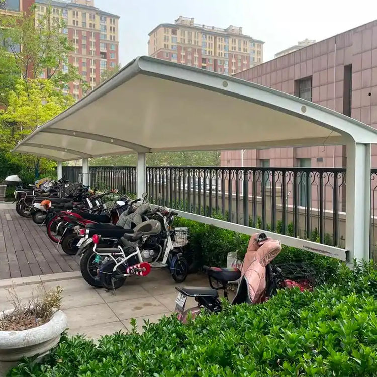 连平县膜结构电动车棚